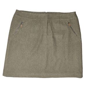 Talbots wool blend skirt